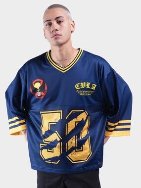 CVLA x Marvel Wolverine Strikes Men's Jersey Size L LIKE NEW!